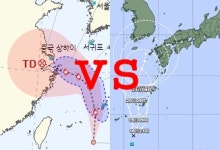 한일 기상청 '12호 태풍 링링' 예상경로 엇갈려 "상하이행? 한반도 남해행?"(종합)