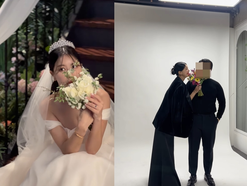 <b>한정원</b>, 득녀 후 뒤늦은 결혼식 "난 무슨 복 갖고 태어났길래.."