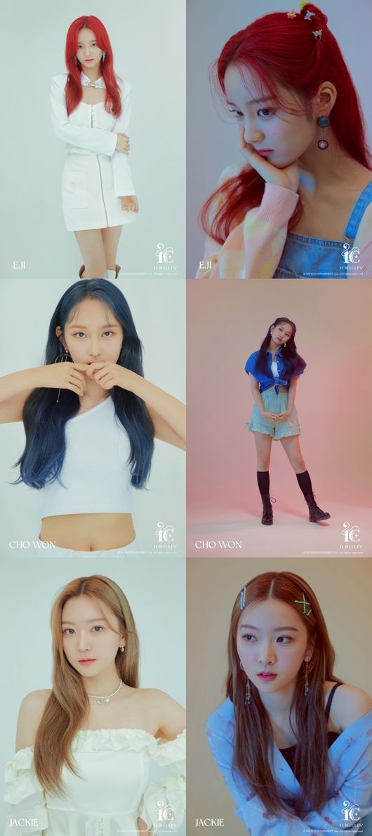 '7인조 <b>걸그룹</b>' 아이<b>칠린</b>, 이지∙초원∙재키 프로필 공개..8월 데뷔