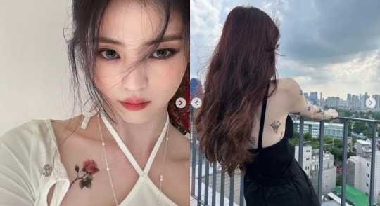<b>한소희</b>, 온몸 뒤덮은 타투에 한손엔 <b>담배</b>..당당+자유분방한 매력