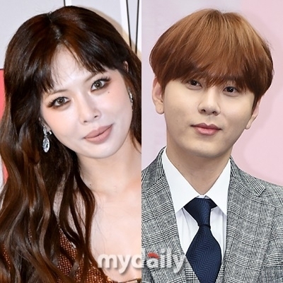 <b>현아</b>, <b>용준형</b>과 거침없는 '럽스타'ing…<b>신곡</b> 적극 홍보