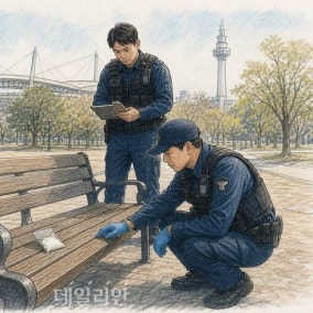 ‘개표소 집회’ 올림픽공원서 마약 의심 가루 발견