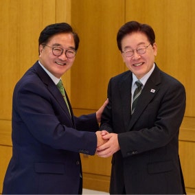 李대통령, 우원식 전 국회의장 초청 오찬…'통합 중요성' 강조