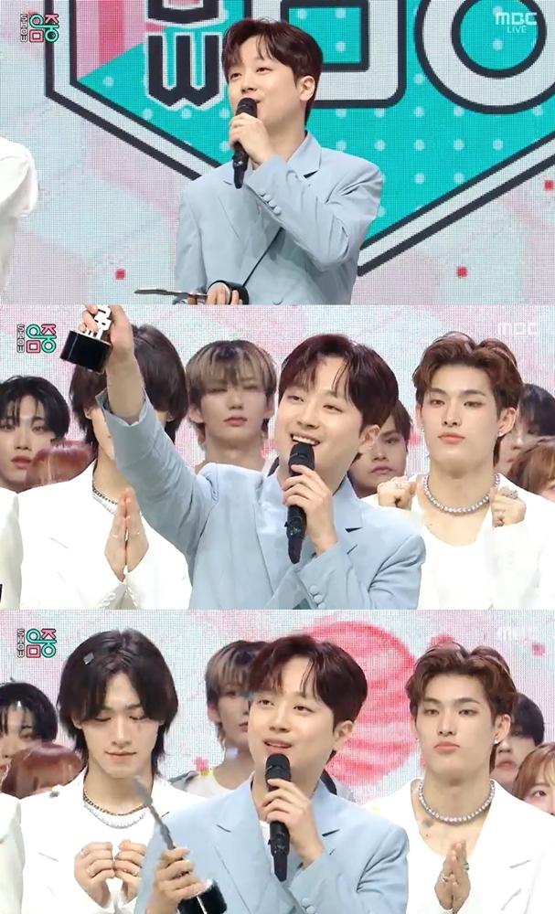 <b>이찬원</b>, 쭉쭉 <b>1위</b> 달성…뮤뱅→음중