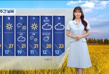 서쪽 늦더위 계속‥동해안 비, 충북·남부 소나기[날씨]