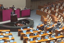 방송법 필리버스터 이틀째‥민주당, 오후 본회의서 표결처리 전망