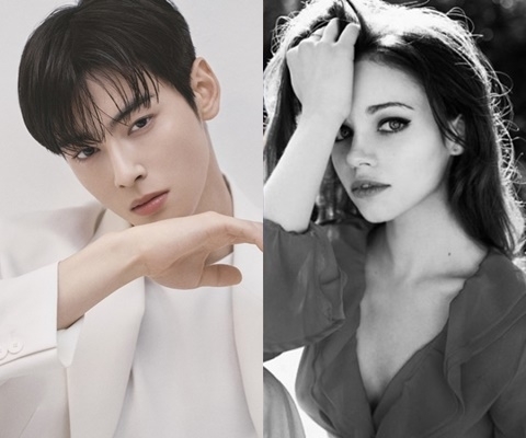 <b>차은우</b>, <b>올리비아</b> 핫세 딸과 포착?…"뮤비 촬영"