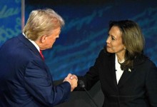 "해리스, 전국서 4%P 우위…트럼프, 경합주 4곳서 우세"[美 선택 2024]