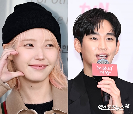 '드라마 첫방' 맞바꾼 의리…<b>김수현</b>, <b>아이유 콘서트</b> 깜짝 '포착' [엑's 이슈]