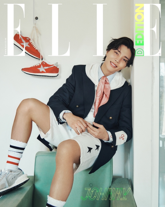 NCT Johnny Shines on ‘Elle’ D Edition Cover