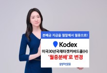 삼성운용, KODEX 미국30년국채타겟커버드콜도 '월중 분배'로 변경