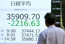 日증시 12.4% 폭락 '블랙 먼데이'…엔/달러 141엔대