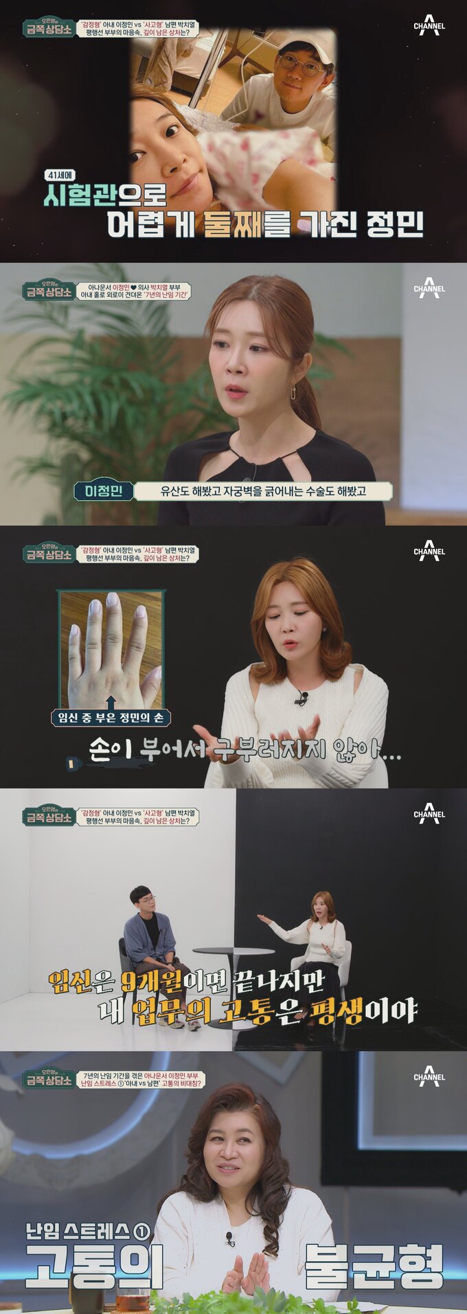 ‘<b>금쪽상담소</b>’ <b>이정민</b>, “자궁벽 긁어내는 수술까지…”