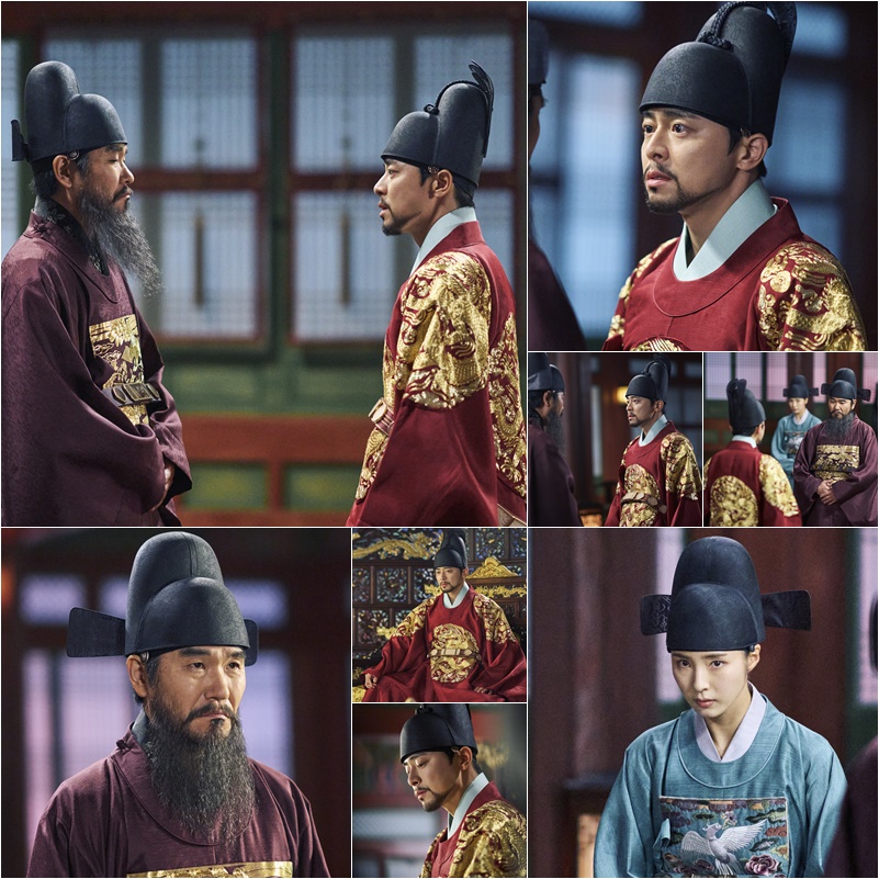 ‘<b>세작</b>’ <b>조정석</b>-<b>신세경</b>-이규회, 삼자대면...장령공주 바꿔치기 사건 배후 찾...