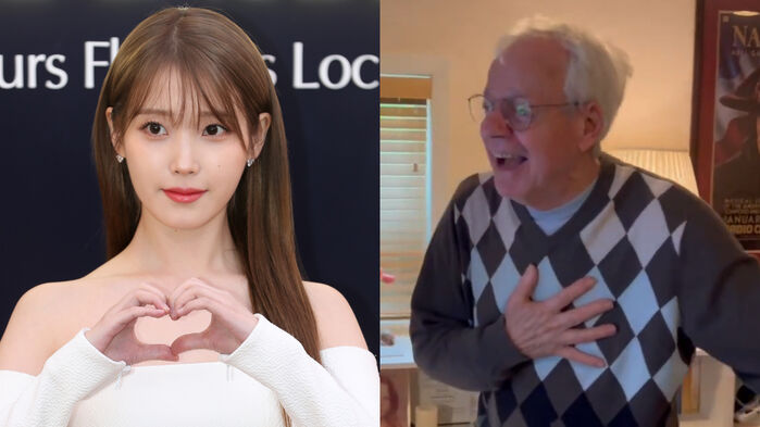 <b>아이유</b>, 美 <b>할아버지</b> 팬 <b>콘서트</b>에 직접 초청…"오래 행복하게 해드리고 파"