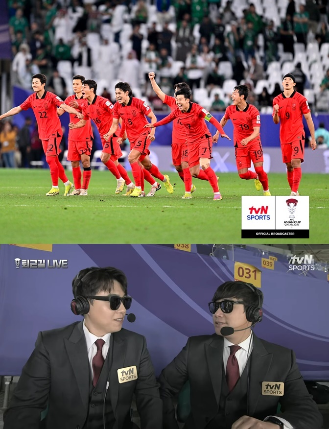 <b>tvN</b>·<b>tvN</b> SPORTS, 3일 0시10분부터 아시안컵 한국 vs 호주 8강전 독점 생<b>중계</b>