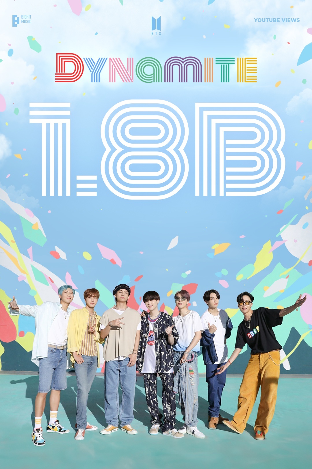 <b>방탄소년단</b> '<b>다이너마이트</b>' MV, <b>18억뷰</b> 돌파…팀 최초 기록