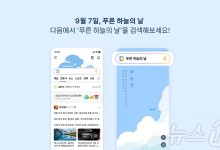 포털 다음, 환경 보호 앞장…"푸른 하늘의 날 검색해 보세요"