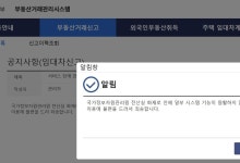 온라인 부동산거래 신고 먹통…"29일 지자체 방문 신고해야"