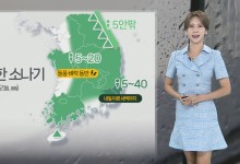 밤까지 요란한 소나기…내일 무더위 속 곳곳 '비'[날씨]