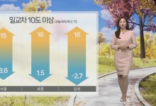일교차 10도 이상…밤부터 서해안·제주 비[날씨]