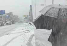 동해안 뒤덮은 폭설…앞으로 20㎝ 더 온다