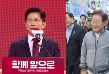 국힘 대선후보에 김문수…이재명 "헌정질서 회복과 반대"