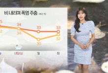 주말 전국 찜통더위…내일 밤부터 전국 많은 비[날씨]