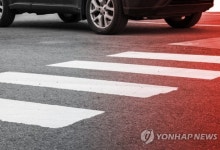 용인 횡단보도서 80대 여성 트럭에 치여 숨져