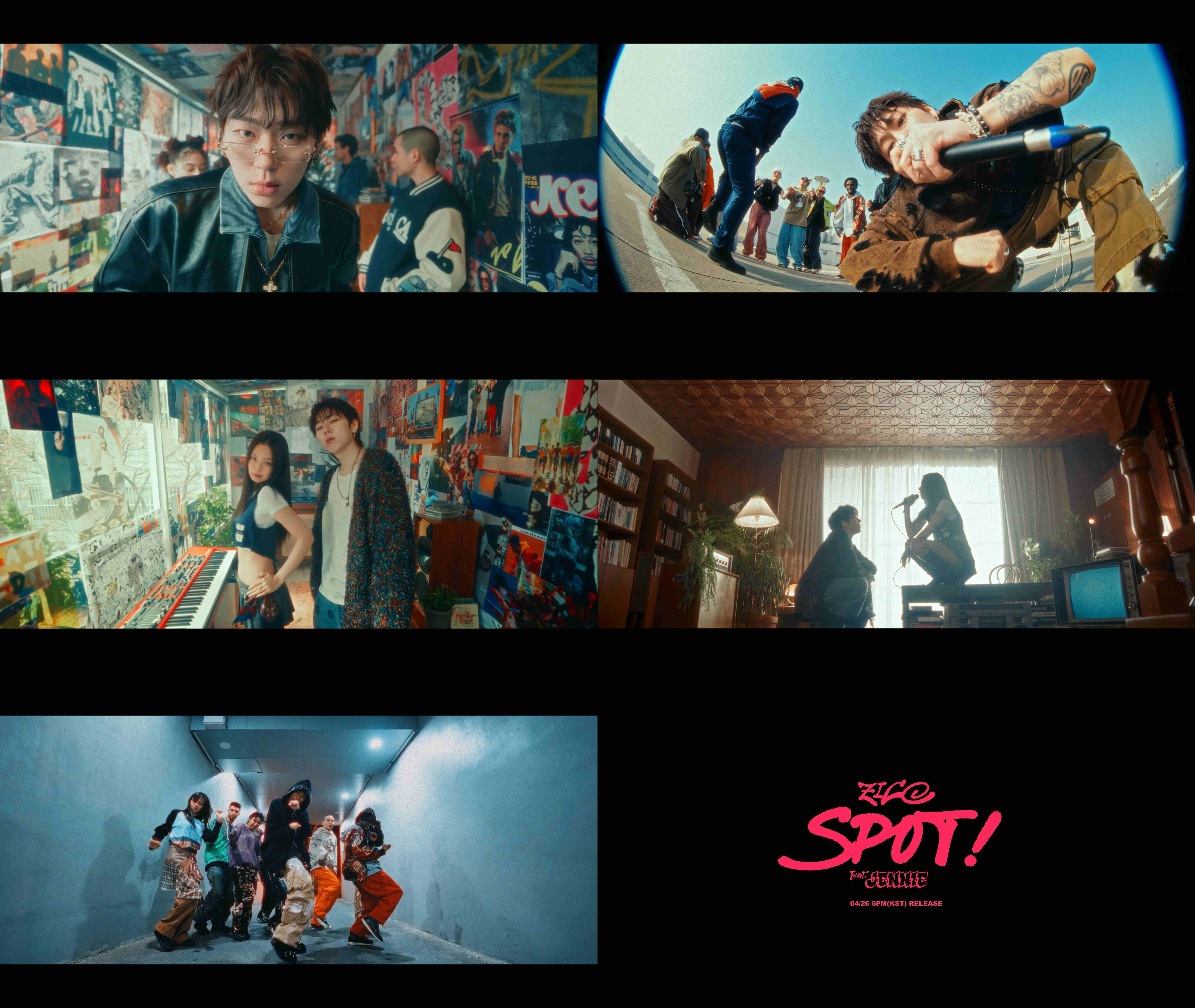 "꾸밈없고 힙한, 이 SPOT"…<b>지코</b>(ft.제니), MV 티저