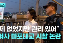 "통제 없었지만 관리 있었다"…김 여사 마포대교 시찰 논란