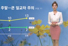 '봄 기운 물씬' 온화한 주말…서쪽 미세먼지 주의[날씨]