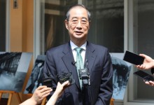 한덕수 "김문수, 단일화 약속 지켜야…오늘 오후 4시 회합 참석"