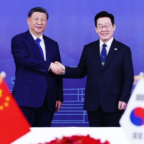 한·중 정상, 협력 관계 강조…'서해 구조물' 등 민감 현안도 논의