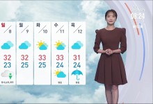 최고 체감온도 33도 안팎 늦더위…전국 대부분 비·소나기[날씨]