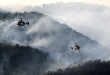 ‘재발화’ 대구 북구 함지산 산불 큰 불 잡아