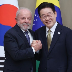이 대통령 “전략적 동반자 관계 격상”…룰라 “희토류 투자 희망”
