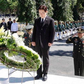 이 대통령, 필리핀 순방 마지막날 한국전 참전용사 참배…민간 MOU도 7건 체결