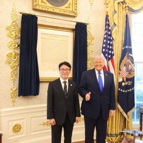 방미 김민석 국무총리, 트럼프 대통령 만나