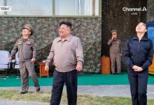 김정은, 주애와 극초음속미사일 발사 참관하며 핵억제력 고도화 강조