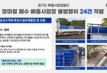 경기특사경, 장마철 틈타 몰래 폐수 배출한 '양심 불량' 사업장 다수 적발