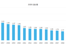 1957년생까지 '평균 2명' 출산… 1970년생 무자녀 비율 '3배 껑충'