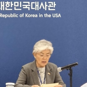 "한미 정부, 쿠팡이 양국 관계 부담 안 되게 관리하자 공감대" 강경화 주미대사