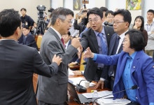 "한심한 XX" "반말하지마" 막말 공방전에 얼룩진 국감