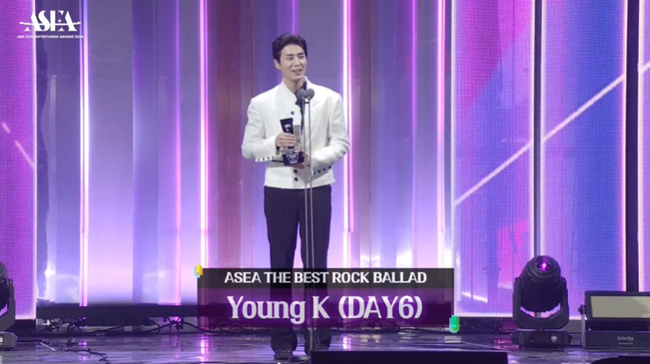 DAY6 Young K Triumphs with Best Rock Ballad Award at Asia Star Entertainer Awards 2024
