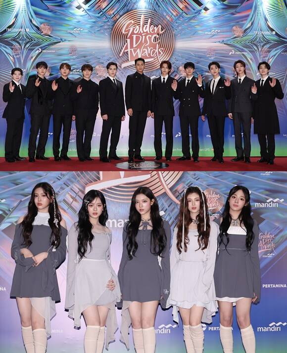[38th <b>골든디스크</b>] 음반 <b>세븐틴</b>·음원 <b>뉴진스</b>…대상 휩쓴 하이브(종합)