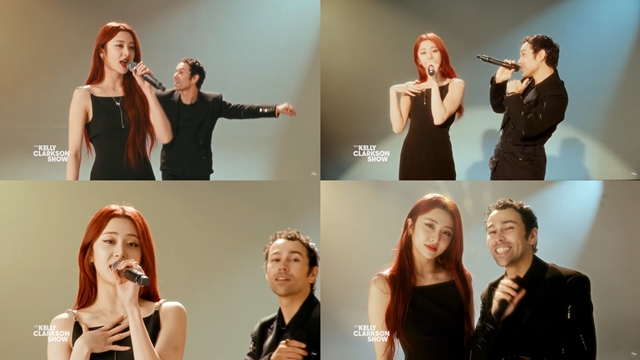 <b>르세라핌 허윤진</b>, 美 NBC '켈리 <b>클락슨</b> 쇼' 출연