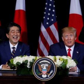 Trump to meet Japan's Ishiba as China trade war simmers