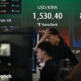 정부 개입도 안 통했다…원·달러 환율 1530원 돌파