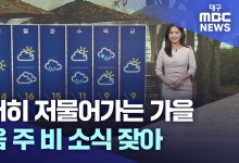 끝나가는 가을···다음 주 기온 변동 크고 비 소식 잦아[주말 날씨]